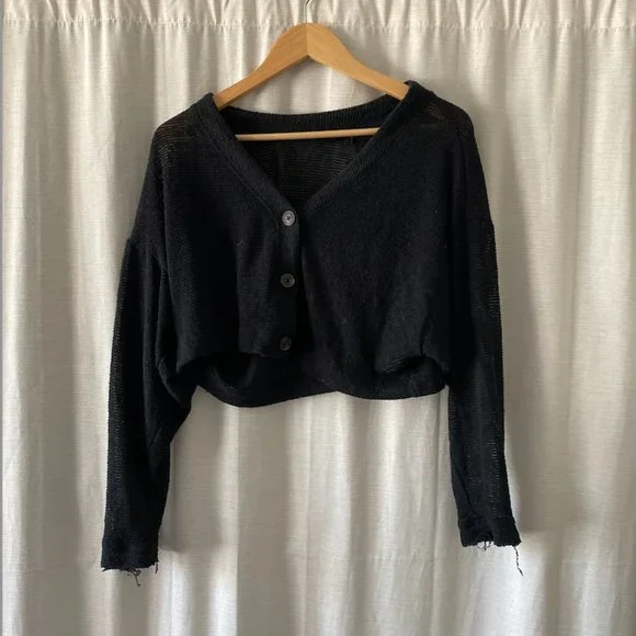 Urban Outfitters Sweaters Urban Outfitters Cropped Black